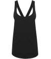 SK241 SF Clothing Ladies Fashion Workout Vest Black colour image